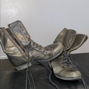 Steve Madden combat boots